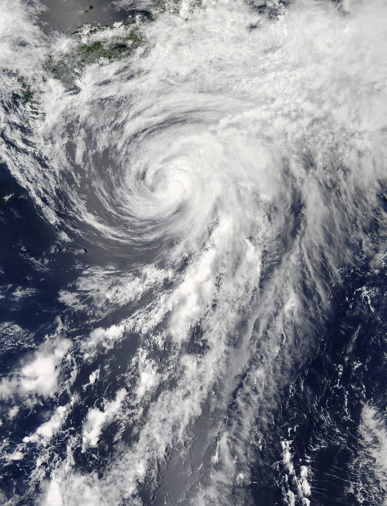 Tropical Storm Yagi off Japan